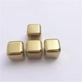 thumbnail image 3 of Stainless Steel Ice Cubes Stainless Steel Whiskey Stones Ice Glacier Cooler Stone Beer Cooler Reusable Ice Cubes (Color : Gold, Size : 2.7x2.7x2.7cm), 3 of 4