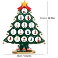 CENSENFA esktop Wooden Christmas Tree Decor, Holiday Decoration, Crafts