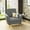 Grey, variant on Grey Fabric Channel Stitch Club Chair - 32 in Deep x 30.75 in Wide for Living Room