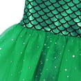 thumbnail image 7 of MSemis Kids Baby Girls Mermaid Ballet Tutu Dress Fish Scale Princess Skirts Dance Leotard 3T-10 Green 10, 7 of 7