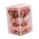 thumbnail image 2 of 12 bolas navideñas colgantes de 4 cm, decorativas e irrompibles para árbol de Navidad. rosa áurea, 2 of 8
