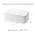 thumbnail image 1 of Caja de pañuelos húmedos Dispensador de toallitas húmedas Caja de pañuelos portátil Caja de almacenamiento de hisopos de algodón para el hogar del automóvil Organizador de escritorio de oficina, 1 of 6