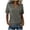 Gray, variant on Tqcoqu Womens Tops Short Sleeve Summer Tops V Neck T Shirts Casual Basic Tees Loose Fit Shirt,Black,Women's S-XXL