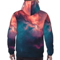 thumbnail image 7 of Uemuo Cosmic Paint Swirl Pattern Men's Hoodie - Casual Pullover Hoodie with Kangaroo Pocket, Stylish Hooded Sweatshirt for Everyday Wear-4X-Large, 7 of 7