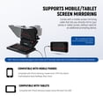 thumbnail image 6 of Neewer X11 11" Teleprompter, Screen Mirroring, Portable for Camera/Phone/Webcam, 6 of 9