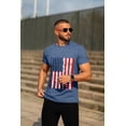 thumbnail image 2 of Mens Cotton Muscle T Shirt Crew Neck Slim Fit Gym Training Workout T Shirt, 2 of 6