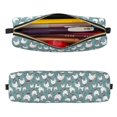 thumbnail image 2 of Fotbe Farm Birds Estuche para Lápices de Cuero con Estampado, Estuche con Cremallera Resistente, Organizador Compacto y Elegante para Papelería, 2 of 7