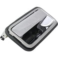 thumbnail image 3 of Rear Right (Passenger Side) Exterior Door Handle Compatible with 1995-2000 Chevrolet C3500 Chevrolet C2500 Chevrolet Tahoe Chevrolet K3500 Chevrolet K2500 Chrome Without Key Hole, 3 of 5