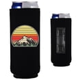 thumbnail image 1 of Retro Mountains Magnetic Slim Can Coolie (Black), 1 of 4