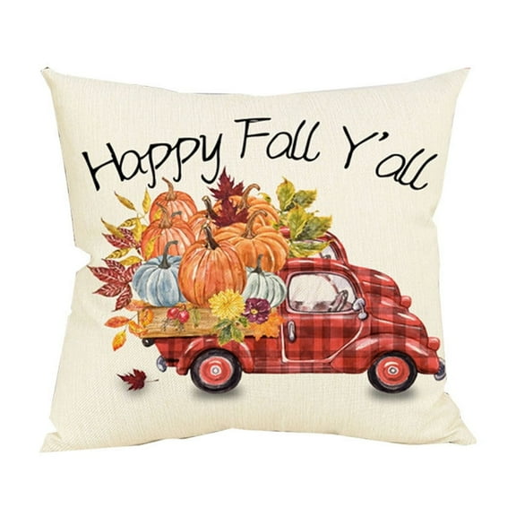 Uutvmp Halloween Pillow Covers, Throw Pillows Case, Fall Seasonal Decorative Farmhouse Decor Cushion Covers for Home Sofa Bed Couch