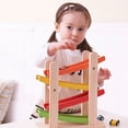 thumbnail image 3 of EverEarth Jr. Ramp Racer. Race Track for Toddlers and 4 Wood Cars, Race Car Ramp Set, 3 of 6