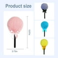 thumbnail image 3 of Dusting Powder Puff Lollipop, Lollipop Duster Body Powder Puff, Soft Cosmetic Makeup Puffs with Long Handle for Loose Powder Body Powder Face Powder Makeup (Purple*2), 3 of 8