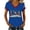 Blue, variant on America 250 Vintage Patriotic V Neck T Shirt for Women 1776-2026 Faded Flag Graphic Tee Semiquincentennial Limited Edition Casual Streetwear Top for 4th of July, Dark Blue, XL
