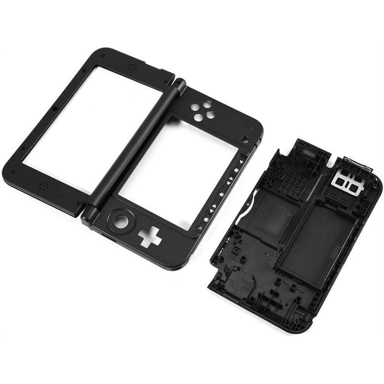 Full Housing Case Shell for Nintendo 3DS XL, White Black