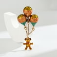 thumbnail image 4 of Fashionable Balloon Bear Brooch Elegant Balloon Bear Tassels Brooch Lapel Pin Jewelry For Unisex Fashion Lovers, 4 of 10