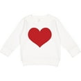 thumbnail image 2 of Inktastic Red Heart Valentine Toddler Sweatshirt, 2 of 4