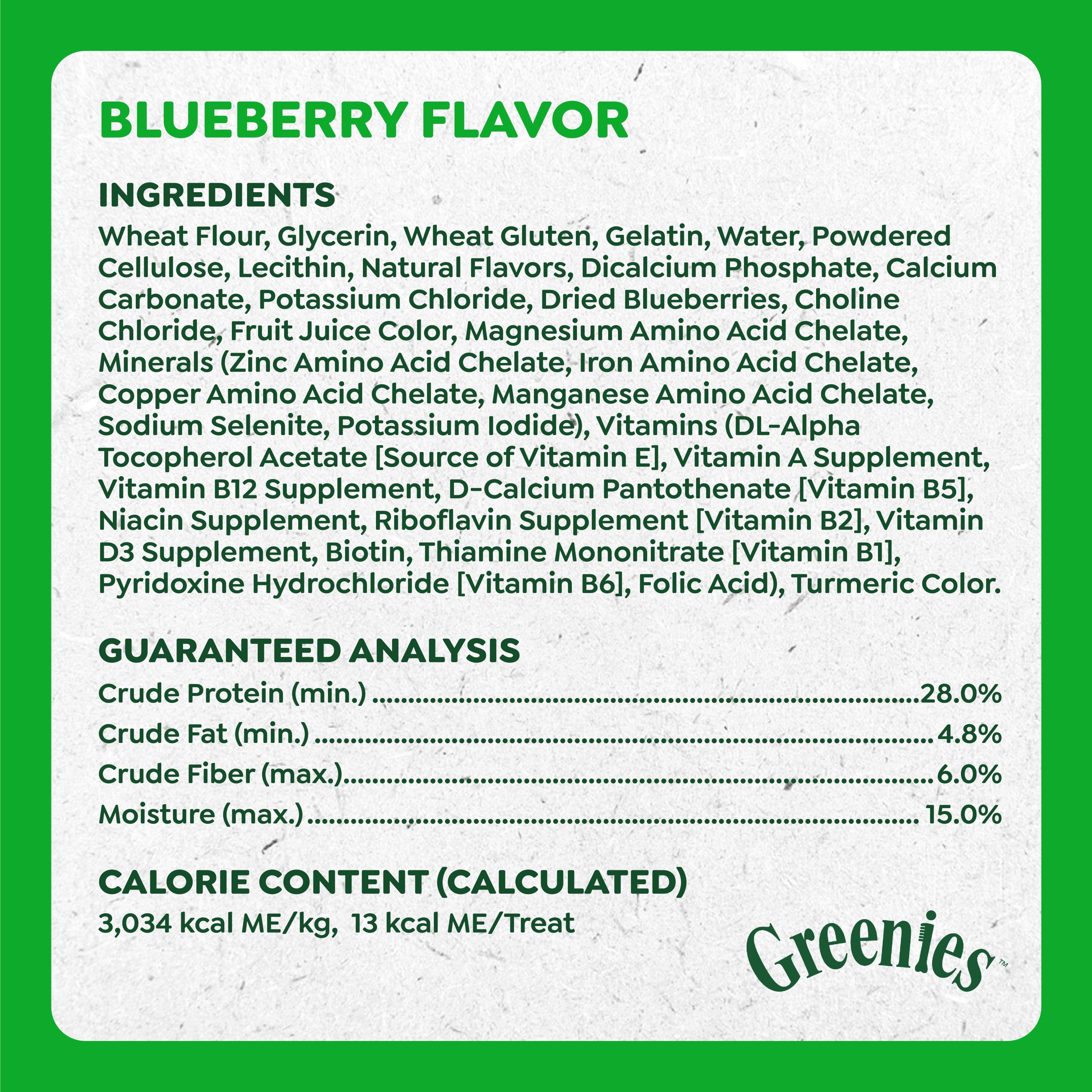 Greenies Anytime Bites Dog Treats, Blueberry Flavor, 24 oz bag