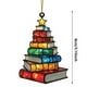 thumbnail image 3 of Adornos navideños, regalos navideños, libro, árbol de Navidad, decoración de pared, colgante de puerta, decoración festiva, hoja de arce., 3 of 8