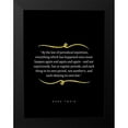 thumbnail image 2 of ArtsyQuotes 12x14 Black Modern Framed Museum Art Print Titled - Mark Twain Quote: Periodical Repetition, 2 of 5