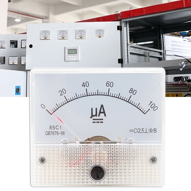 Gwong Electrónica 85C1 Puntero DC Instalación Embedded Medida Instrumento Panel analógico Voltímetro