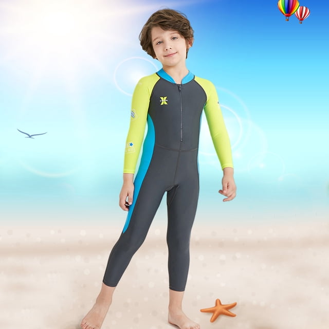 Traje de Neopreno Traje de buceo para niños Traje de baño de surf duradero Accesorios para exteriores (S gris) Ygjytge gris T S para Unisex