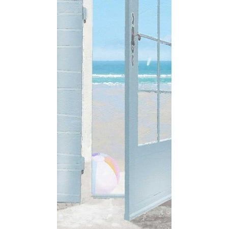 beach ball stretched canvas