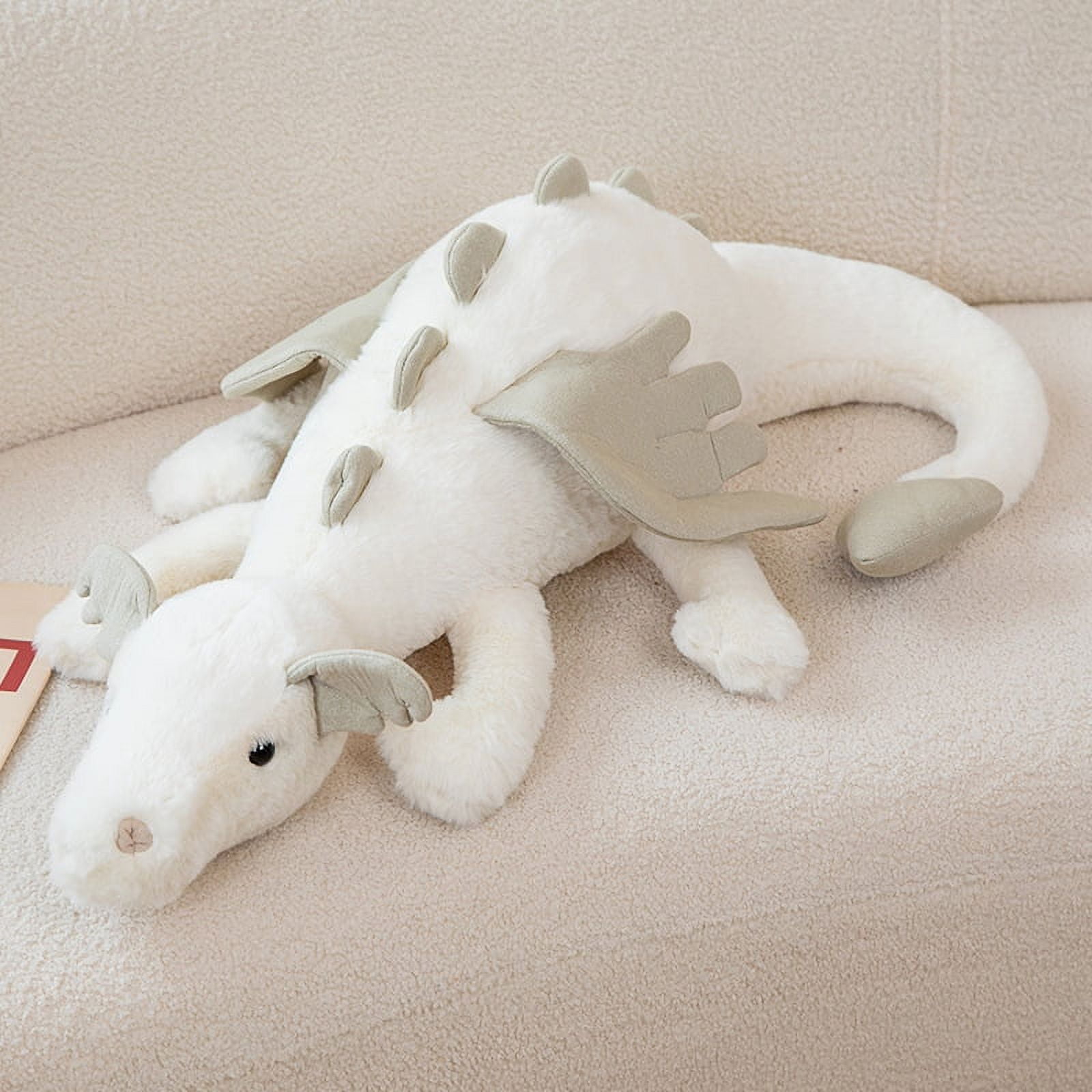 Giant Soft Plush Toy Flying Dragon Plush Toys White Green Pink