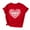 QRJ1-Valentine's Day-Red, variant on VKOYWKM Valentine's Day T-Shirt for Women Romantic Heart Graphic Tees Womens Tops Short Sleeve Crew Neck Spring T Shirts