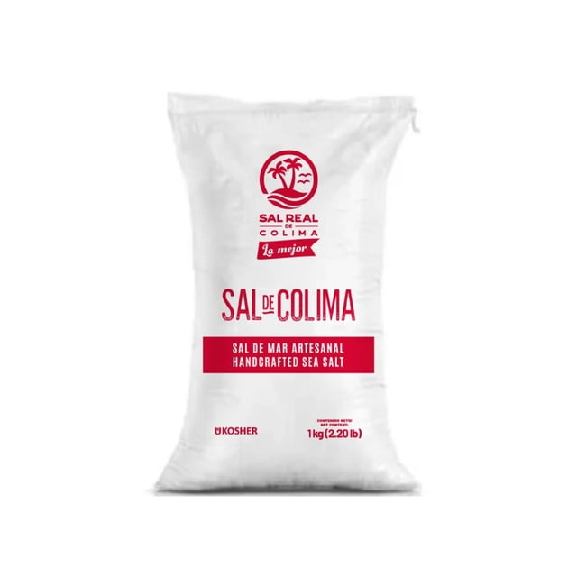 Sal de mar artesanal Sal Real de Colima 1kg Sal Real de Colima Costal 2kg
