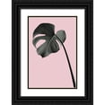 thumbnail image 1 of Artographie Studio 23x32 Black Ornate Wood Framed with Double Matting Museum Art Print Titled - Monstera Pink No 02, 1 of 4