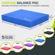 thumbnail image 3 of Almohadilla de equilibrio para ejercicios ProSourceFit, espuma acolchada antideslizante, 3 of 7