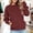 Red, variant on SIYUDAN Women’S Sweatshirt Womens Long Sleeve Sweatshirt Pullover for Women Light Green Pullover Adult Comfort Colors Crewneck Sweatshirt Fall Clothes Cute Sweatshirt