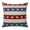 Red Blue, variant on Navy Blue Stripe Nautical Pillow Covers 18x18 Inch, Aqua Anchor Summer Coastal Linen Pillowcase with Invisible Zipper, Decorative Throw Pillow Covers Cushion Case for Couch Sofa Bed Living Room