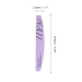 thumbnail image 4 of Unique Bargains Half-moon Sponge Nail Files 5 Pcs Purple, 4 of 6