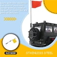 thumbnail image 4 of Wweixi Model Cars Metal Signal Flags with Pole DIY Modification Replaceable Parts Automobile Accessory Replacement for WPL Blue 1 Pc, 4 of 6