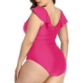 thumbnail image 4 of Womens One Piece Swimsuits Tummy Control Swim Dress Modest Swim Skirt Bathing Suit Mesh Swimwear 2025, 4 of 6