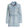 thumbnail image 6 of Time and Tru Women's Belted Jean Jacket, 6 of 6
