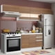 thumbnail image 4 of Cocina Integral Completa 280cm Marina Madesa 01 - Blanco/Marrón, 4 of 8