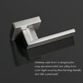 thumbnail image 2 of knobelite [Pack of 5]Door Lever Dummy Lever Door Handle for Closets French Doors,Square Dummy Door Lever,Non-Turning Single Side Pull with Satin Nickel Finish,Easy Installation Pull Only Lever Set, 2 of 7