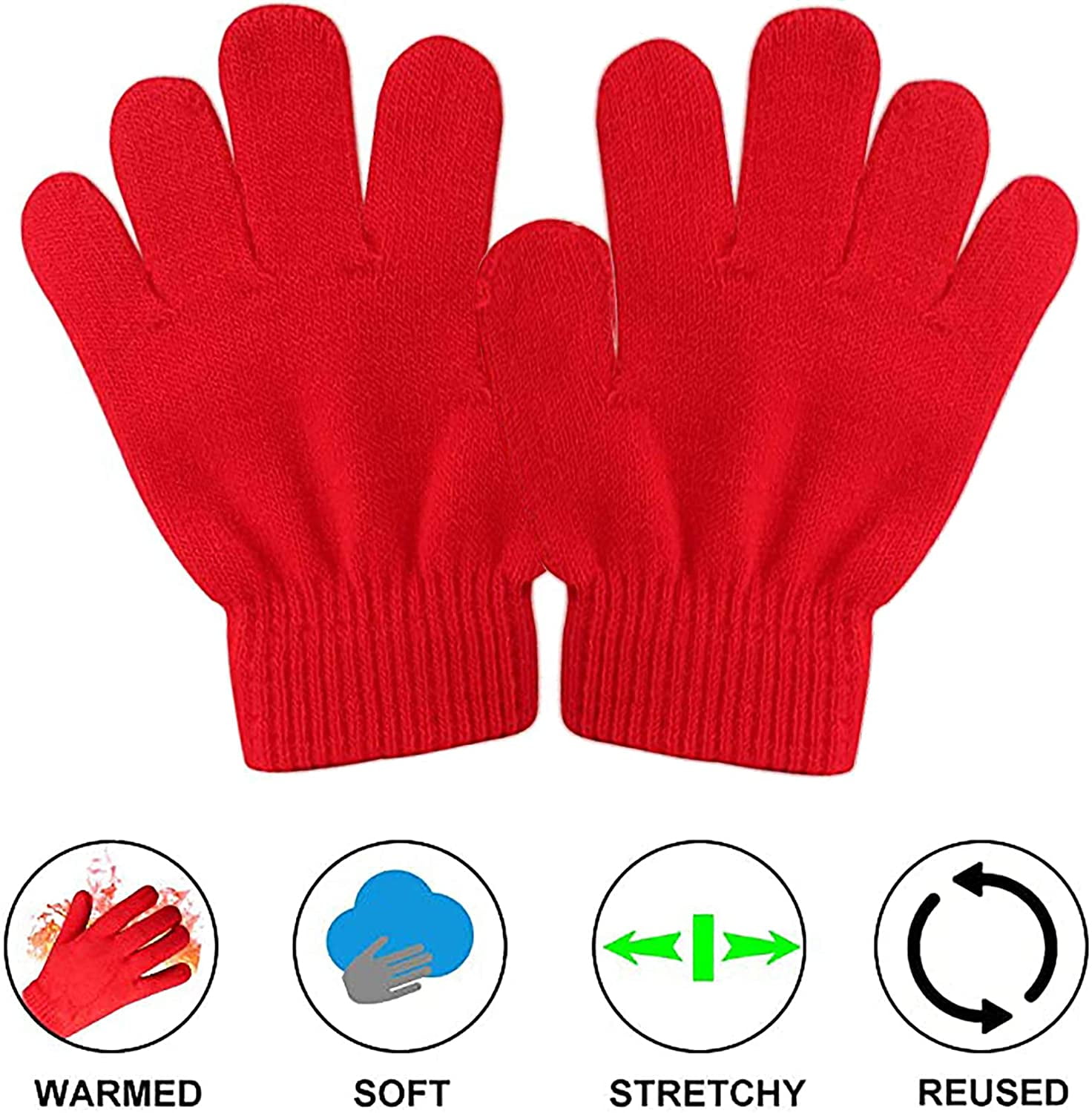 BABY'S MAGIC MITTEN SOFT WINTER WARM GLOVES CHILDREN'S UNISEX KID'S 