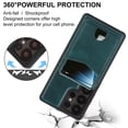 thumbnail image 7 of Compatible with Magsafe 2 in 1 Detachable for Samsung Galaxy S24 Ultra Wallet Case with Card Holder Women Men, Magnetic PU Leather RFID Blocking Flip Kickstand Credit Slots,for S24 Ultra, Green, 7 of 7
