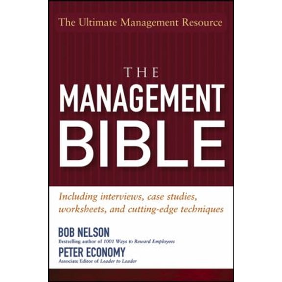 Pre-Owned The Management Bible (Paperback) 0471705454 9780471705451