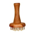 thumbnail image 3 of Peine de masaje de madera de 24 dientes de latón, portátil, para el hogar y oficina, compacto, herramienta para meridianos, masaje de cabeza y, 3 of 9