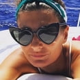 thumbnail image 4 of enqiretly Lunettes de Soleil Cœur Pêche Femmes Mode Anti-UV Lunettes de Protection des Yeux Cadre en Plastique, 4 of 6