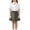 Grey, variant on Pleated Skirts for Girls Elastic Waist School Uniform Skirt Kids Loose Casual Multicolor Skirt Teens Girl Comfy Tennis Sports Short Skirt 4-16 Years