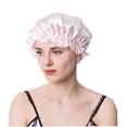 thumbnail image 2 of Gorro de dormir de seda de gusano de seda para el cuidado del cabello, gorro de maternidad, variedad de tamaños, M/L/XL, uso versátil, 2 of 4