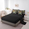 thumbnail image 5 of Erosebridal Adventure Accessories Bedding Comforter Set 7pcs for Kids Boys Girls,Happy Camping Queen Bedding Sets for Teens,Black Reversible,Luxury Bedroom Decor, 5 of 6