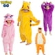 thumbnail image 2 of Pijama de franela de felpa de Pikachu de Anime Pokemon, traje de una pieza de manga larga, ropa suave y cálida para el hogar, regalos casuales para niños, Invierno, 2 of 5