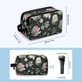 thumbnail image 3 of Toiletries Bag,Pioneer Flower Floral Print Pattern Mens Womens Toiletry Bag Bathroom Bag,Waterproof Toiletry Travel Bag Dopp Kit Shaving Bag 11x6.3x5.1 Inch, 3 of 5