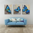 thumbnail image 3 of Hieng Unframed Wall Art Canvas Butterfly Insect Original Art Animal Oil Painting Small Mural, 3 of 6